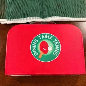 Dining Table Tennis Set - Red